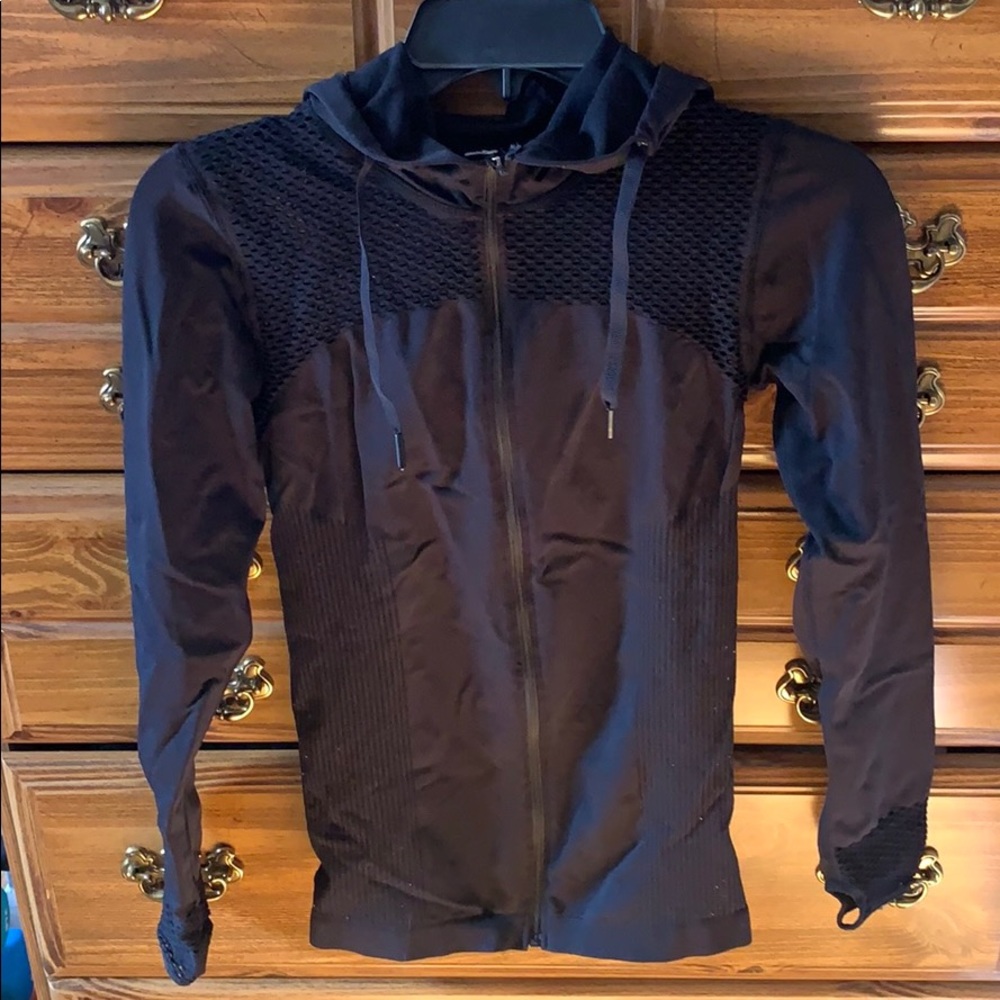 Black Athletic Zip Up